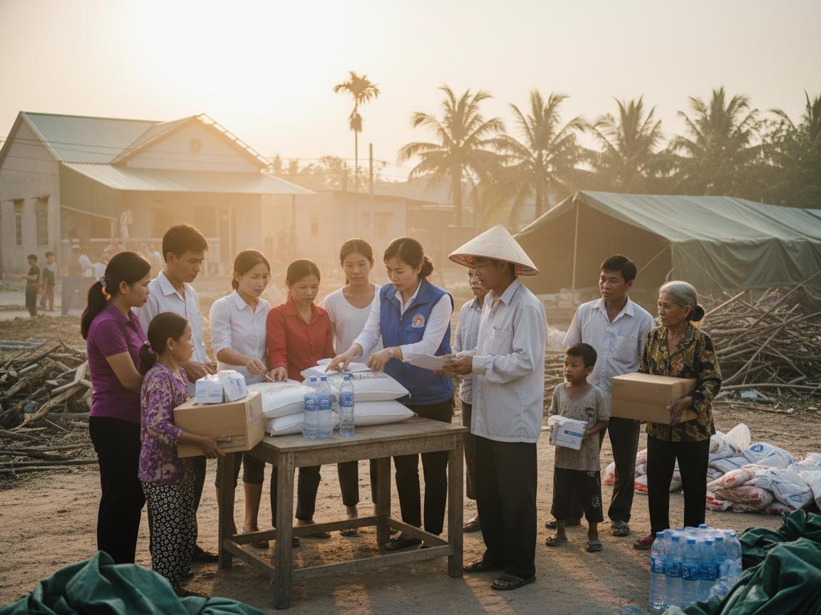 Hoàn thuế giá trị gia tăng đối với hàng hóa, dịch vụ mua trong nước bằng nguồn tiền viện trợ quốc tế khẩn cấp để cứu trợ và khắc phục hậu quả thiên tai tại Việt Nam
