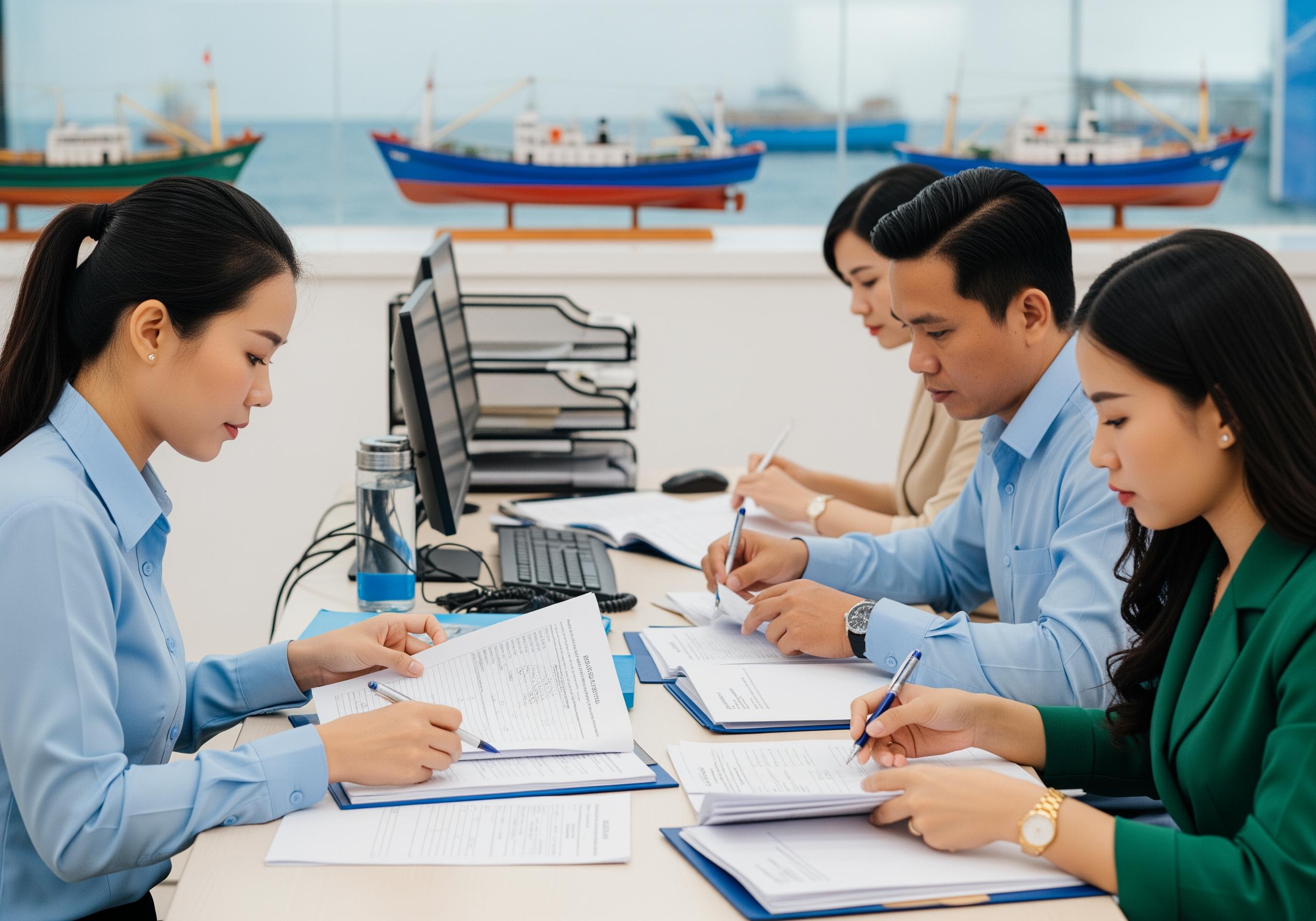 Khai lệ phí trước bạ tàu thuyền đánh cá, tàu thuyền vận tải thuỷ nội địa, tàu biển nếu thiếu hồ sơ gốc hoặc đóng mới tại Việt Nam