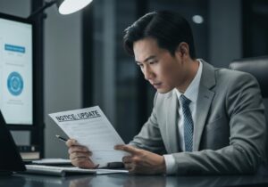 Thông báo điều chỉnh thông tin tại thông báo phát hành biên lai