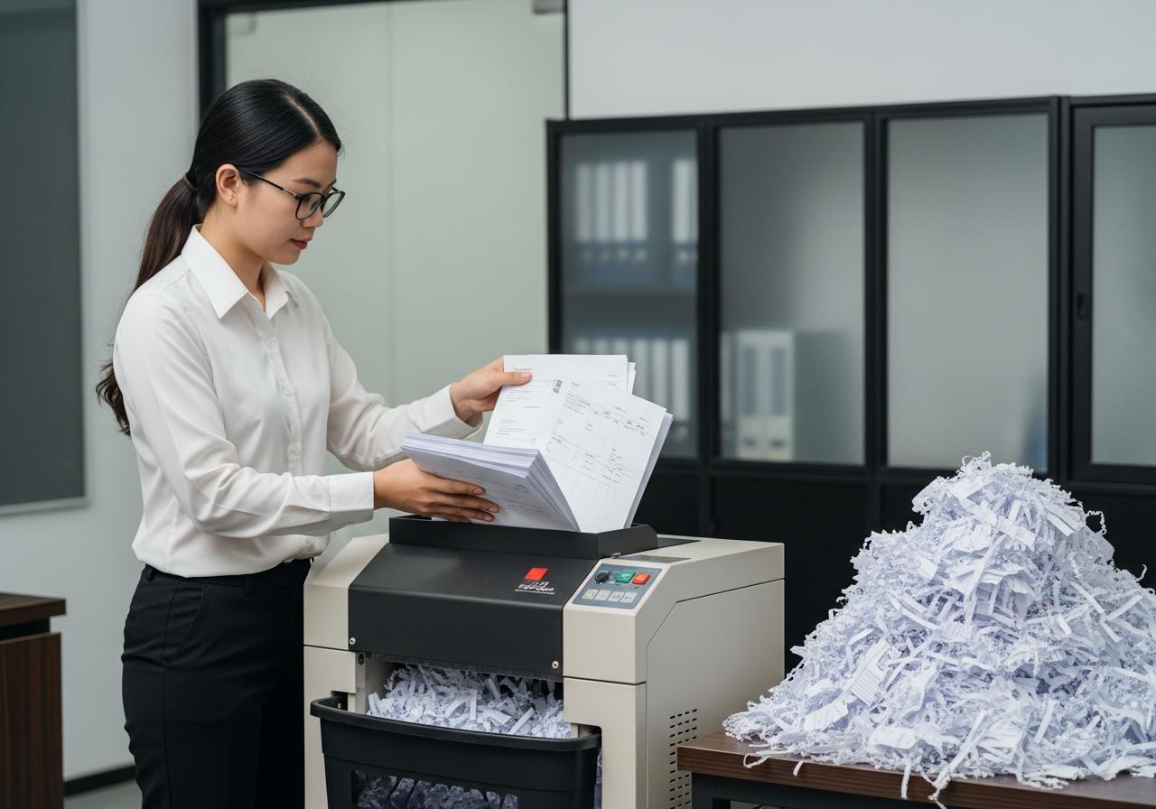 Tiêu huỷ hoá đơn đặt in mua của cơ quan thuế